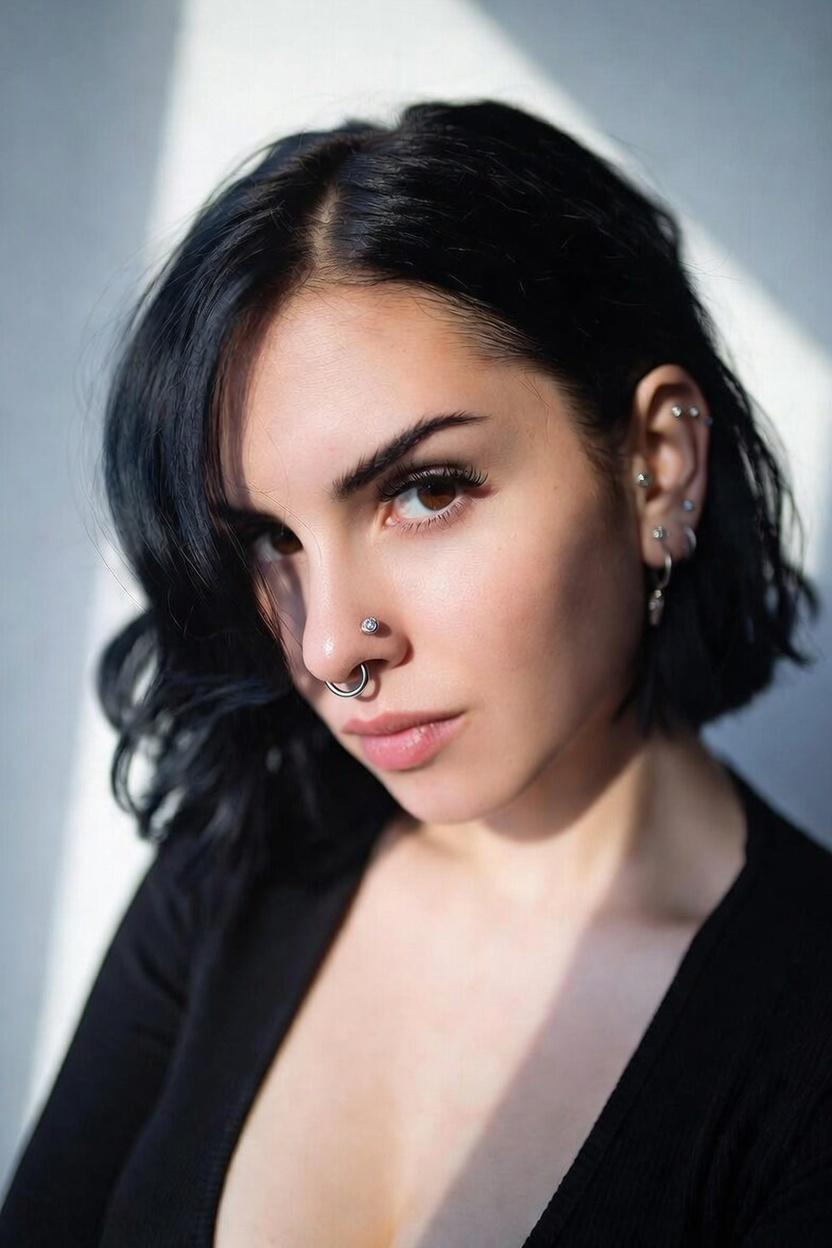 Kolczyk do nosa nostril hurt: modele, które rotują najszybciej w studiu