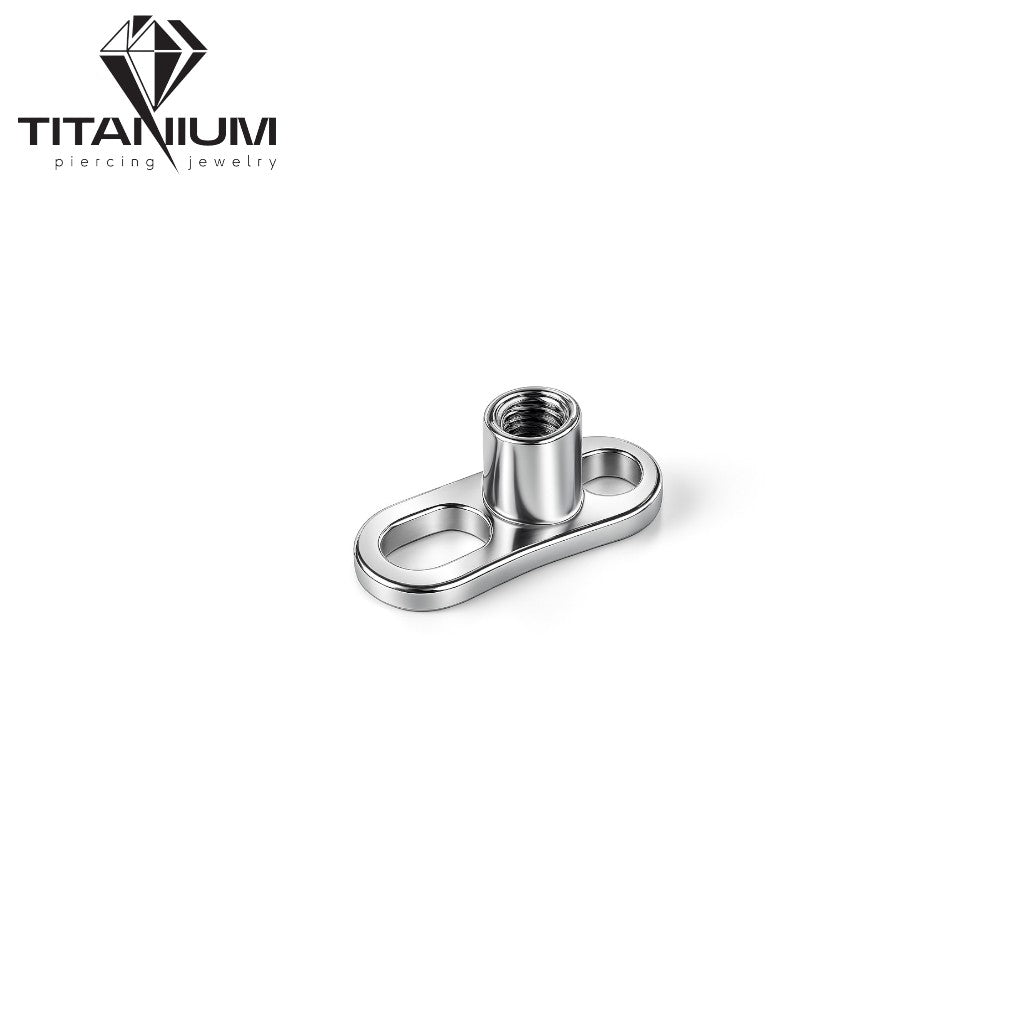 Tytanowy Implant Dermal z 3 Otworami