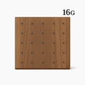 Black Walnut Solid Wood Display 100*100*20mm，36holes，16g