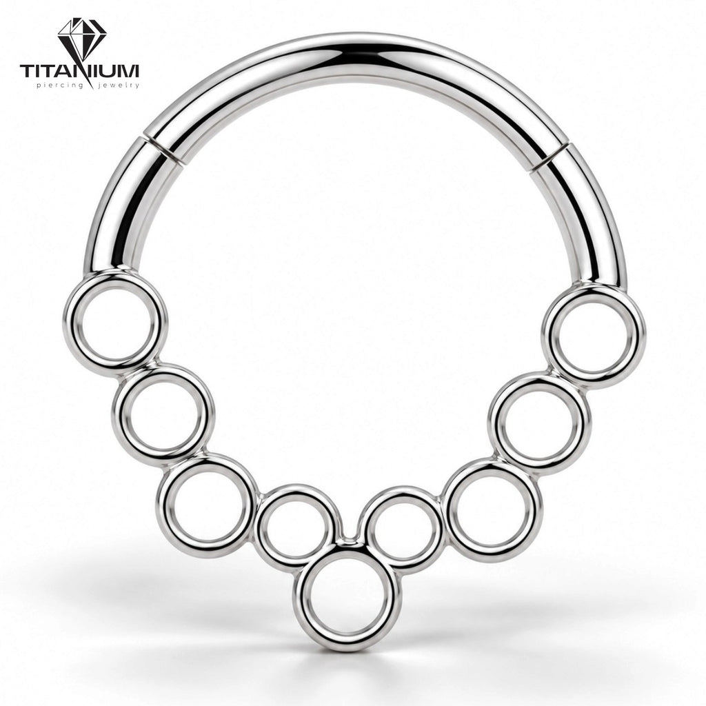 Clickerring in goud- of zilverkleur