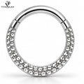 Clicker-Ring in Gold und Silber