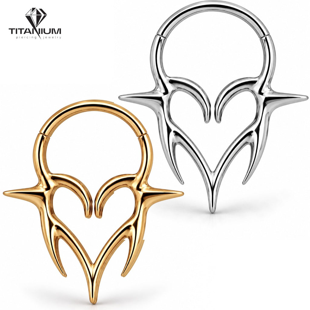 Tribal-style heart clicker