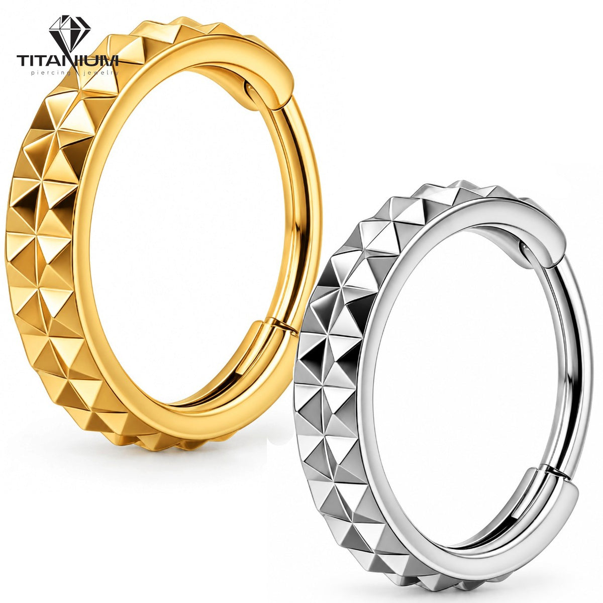 Clicker-Ring in Gold- oder Silberfarbe
